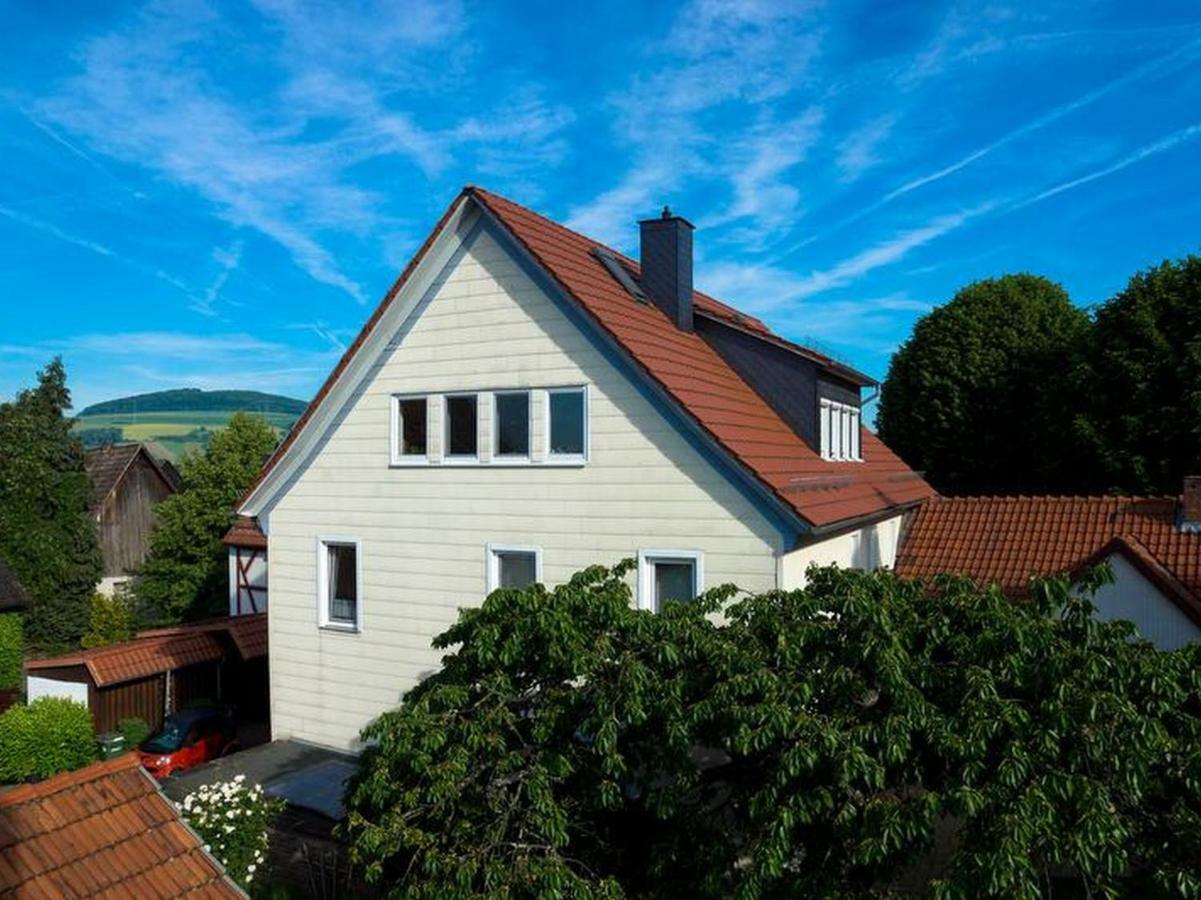 Ferienwohnung Zur Burg Trendelburg Bagian luar foto