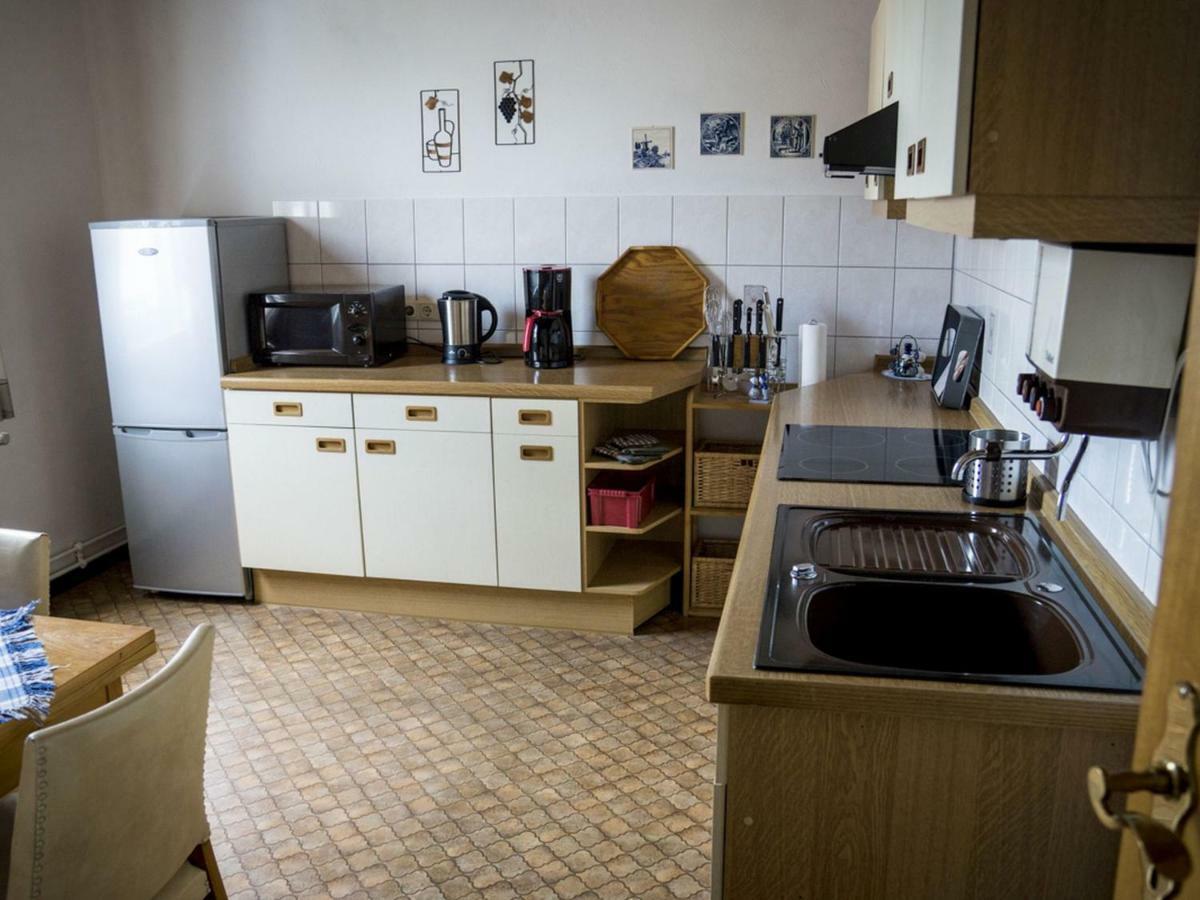 Ferienwohnung Zur Burg Trendelburg Bagian luar foto